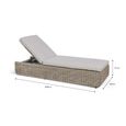 Skala Outdoor Lounger Light Rattan