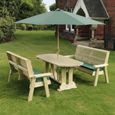 Churnet Valley Ergo Redwood 4 Seater Garden Set