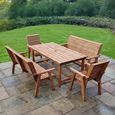 Churnet Valley Redwood 8 Seater Garden Dining Set