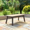 Bali Garden Dining Table - 6 Seater - 210cm - 6 Chairs
