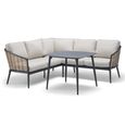 Pavilion Casual Dining Set - Square - Rattan