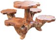 Teak Root Bar Table Set