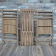 Garden Chair Set - Teak Wood - Folder Style