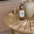 Roma Sunray Garden Round Bistro Table - 2 Seater