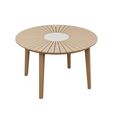 Roma Sunray Garden Round Dining Table - 120cm - 4 Seater - Terrazzo Insert