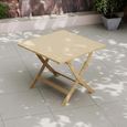 London Garden Square Dining Table - 4 Seater - 90cm - Folding - Acacia Wood