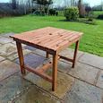 Churnet Valley Redwood Garden Square Table