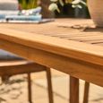 Cotswold Garden Dining Table - 6 Seater - 160cm - Acacia Wood
