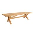 Plank Garden Dining Table - 12 Seater - 300cm - Teak Wood