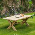 Pine Farmers Garden Dining Table - 4 Seater - 103cm