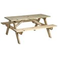 Pine Woburn Garden 6ft Picnic Table