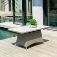 Hazelmere Dining Table - 6 Seater - 165cm - Garden - Grey Weave