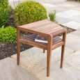 Bolney Companion Table - Garden - Acacia Wood