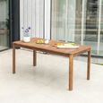 Bolney Dining Table - 6 Seater - 160cm - Garden - Acacia Wood