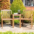 Bolney Companion Table - Garden - Acacia Wood