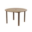 Bolney Dining Table - 6 Seater - Round - Garden - Acacia Wood