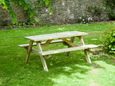 Pine Woburn Garden 5ft Picnic Table