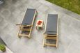 Roble Garden Sunbed Side Table