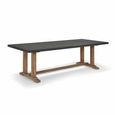 Burcot Outdoor Dining Table Large Slate Grey