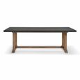 Burcot Outdoor Dining Table Large Slate Grey