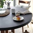 Burcot Outdoor Round Dining Table Medium Slate Grey