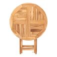 Oviedo Bar Table - Round - Teak Wood