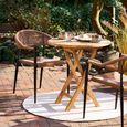 Oviedo Bar Table - Round - Teak Wood