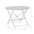 Rive Outdoor Droite Bistro Table Large Chalk