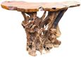 Teak Root Slab Bar Table - Large