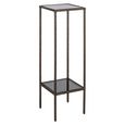 Weston Column - Square - Gold - Glass and Metal