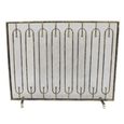 Clearance - Estela Fire Screen - Antique Brass - FSS15914