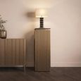 Ironville Brass Ribbed 1 Door Column Pedestal