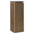 Ironville Brass Ribbed 1 Door Column Pedestal