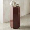 Lora Column - Hexagon - Sable Brown - Metal