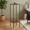 Weston Column - Square - Gold - Glass and Metal