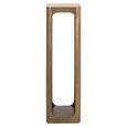 Claridge Column - Square - Antique Gold - Glass and Metal