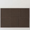 Acoustic Wall Panel - Square - Walnut