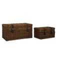 Argento Storage Basket - Set of 2 - Brown Rattan
