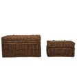 Argento Storage Basket - Set of 2 - Brown Rattan