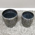 Artificial Flowers Planters - Set of 2
