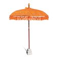 Bali Sun Parasol - Citrus Orange and Gold