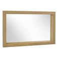Turin Light Oak Landscape Mirror