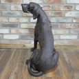 Black Dog Statue