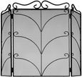 Black Metal Heavy Large Ornate Firescreen