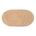 Bombay Placemat - Oval - Set of 4 - Jute - Natural