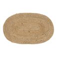 Bombay Doormat - Oval - Natural Jute - 80cm x 50cm