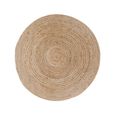 Bombay Rug - Round - Natural Jute - 120cm x 120cm