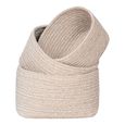 Cadima Basket - Set of 3 - Cotton - Beige