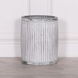 Cardiff Metal Planter - Round Tub - Medium
