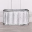 Cardiff Metal Planter - Tub - Oval - Large